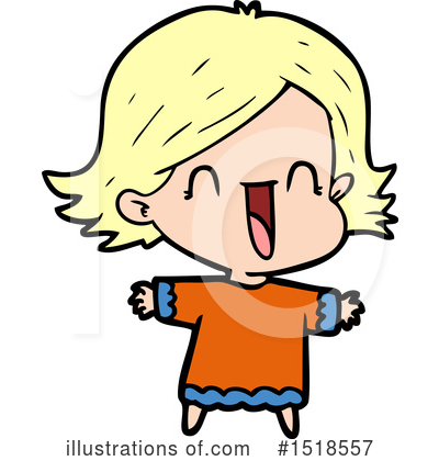 Royalty-Free (RF) Girl Clipart Illustration by lineartestpilot - Stock Sample #1518557