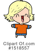 Girl Clipart #1518557 by lineartestpilot
