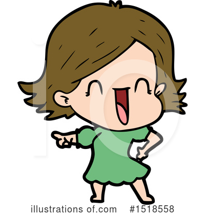 Royalty-Free (RF) Girl Clipart Illustration by lineartestpilot - Stock Sample #1518558