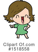 Girl Clipart #1518558 by lineartestpilot