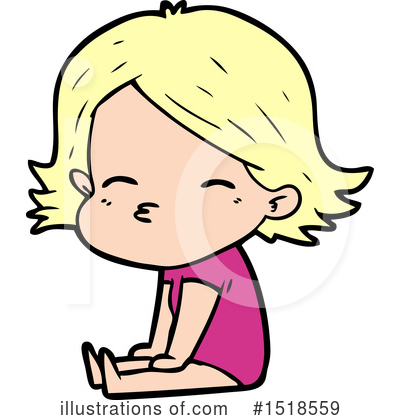 Royalty-Free (RF) Girl Clipart Illustration by lineartestpilot - Stock Sample #1518559