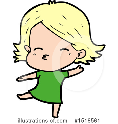 Royalty-Free (RF) Girl Clipart Illustration by lineartestpilot - Stock Sample #1518561