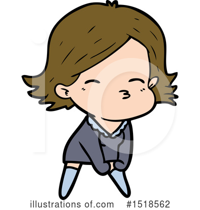 Royalty-Free (RF) Girl Clipart Illustration by lineartestpilot - Stock Sample #1518562