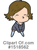 Girl Clipart #1518562 by lineartestpilot