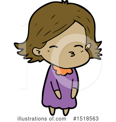 Royalty-Free (RF) Girl Clipart Illustration by lineartestpilot - Stock Sample #1518563