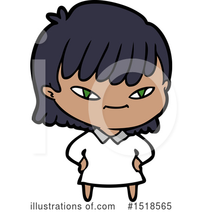 Royalty-Free (RF) Girl Clipart Illustration by lineartestpilot - Stock Sample #1518565
