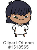 Girl Clipart #1518565 by lineartestpilot