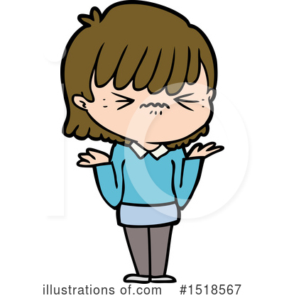 Royalty-Free (RF) Girl Clipart Illustration by lineartestpilot - Stock Sample #1518567