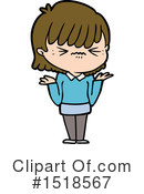 Girl Clipart #1518567 by lineartestpilot