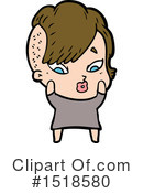 Girl Clipart #1518580 by lineartestpilot