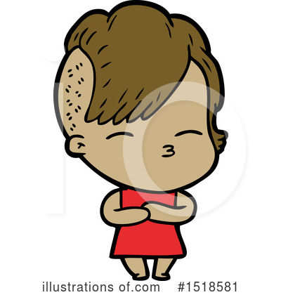 Royalty-Free (RF) Girl Clipart Illustration by lineartestpilot - Stock Sample #1518581