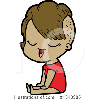 Royalty-Free (RF) Girl Clipart Illustration by lineartestpilot - Stock Sample #1518585
