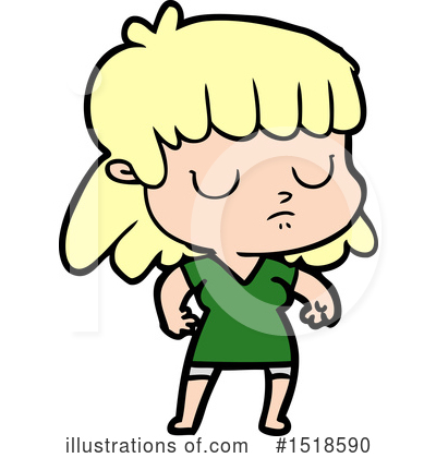 Royalty-Free (RF) Girl Clipart Illustration by lineartestpilot - Stock Sample #1518590