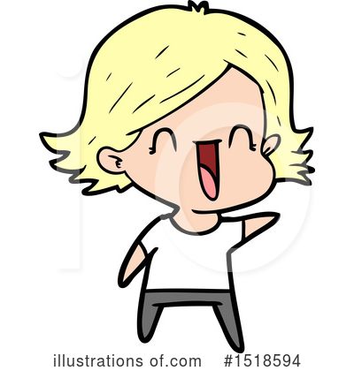 Royalty-Free (RF) Girl Clipart Illustration by lineartestpilot - Stock Sample #1518594