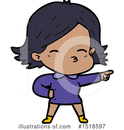Royalty-Free (RF) Girl Clipart Illustration by lineartestpilot - Stock Sample #1518597