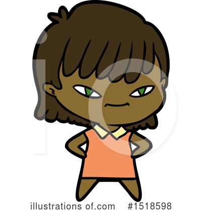 Royalty-Free (RF) Girl Clipart Illustration by lineartestpilot - Stock Sample #1518598