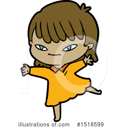 Royalty-Free (RF) Girl Clipart Illustration by lineartestpilot - Stock Sample #1518599