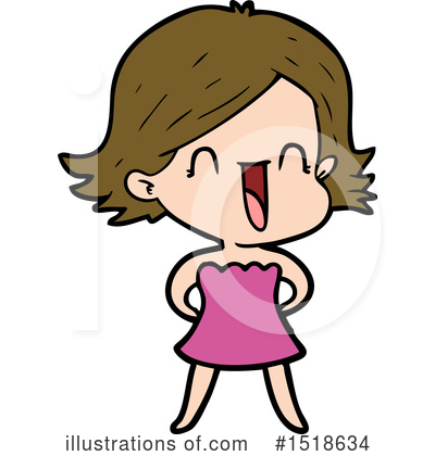Royalty-Free (RF) Girl Clipart Illustration by lineartestpilot - Stock Sample #1518634