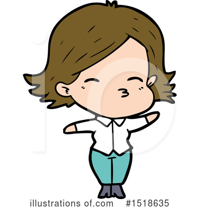 Royalty-Free (RF) Girl Clipart Illustration by lineartestpilot - Stock Sample #1518635