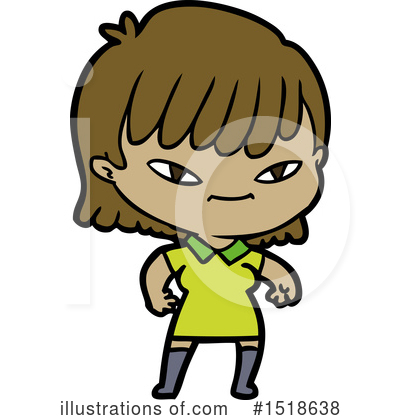Royalty-Free (RF) Girl Clipart Illustration by lineartestpilot - Stock Sample #1518638