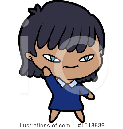 Royalty-Free (RF) Girl Clipart Illustration by lineartestpilot - Stock Sample #1518639
