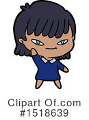 Girl Clipart #1518639 by lineartestpilot