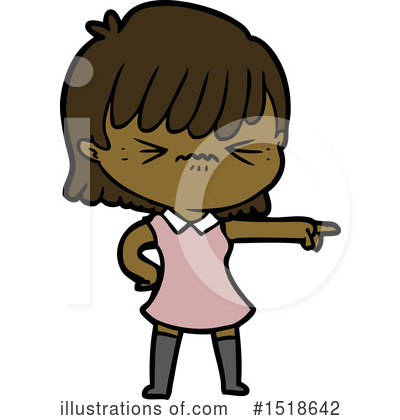 Royalty-Free (RF) Girl Clipart Illustration by lineartestpilot - Stock Sample #1518642