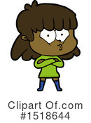 Girl Clipart #1518644 by lineartestpilot