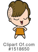Girl Clipart #1518650 by lineartestpilot