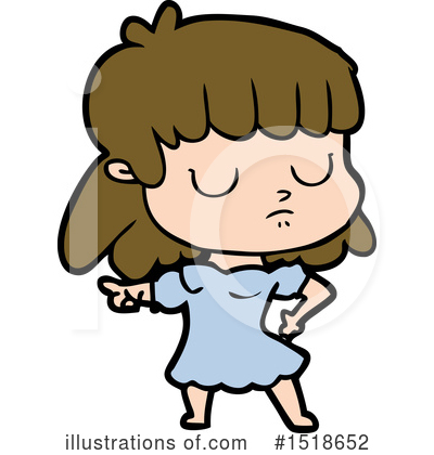 Royalty-Free (RF) Girl Clipart Illustration by lineartestpilot - Stock Sample #1518652