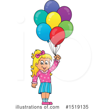 Party Balloons Clipart #1519135 by visekart