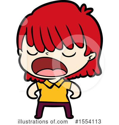 Royalty-Free (RF) Girl Clipart Illustration by lineartestpilot - Stock Sample #1554113