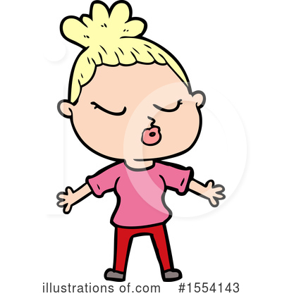 Royalty-Free (RF) Girl Clipart Illustration by lineartestpilot - Stock Sample #1554143