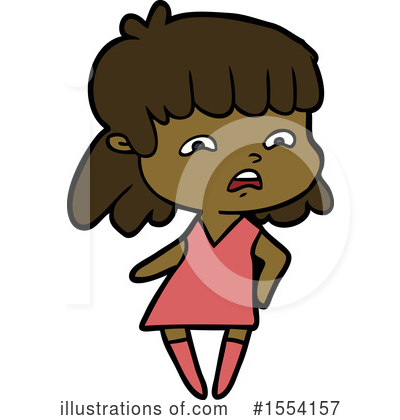 Royalty-Free (RF) Girl Clipart Illustration by lineartestpilot - Stock Sample #1554157