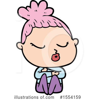 Royalty-Free (RF) Girl Clipart Illustration by lineartestpilot - Stock Sample #1554159
