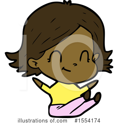 Royalty-Free (RF) Girl Clipart Illustration by lineartestpilot - Stock Sample #1554174