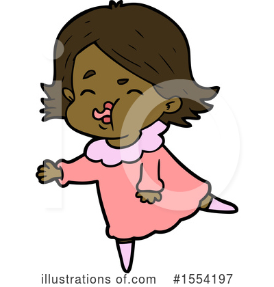 Royalty-Free (RF) Girl Clipart Illustration by lineartestpilot - Stock Sample #1554197