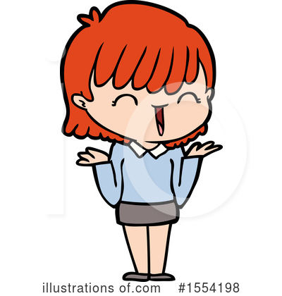 Royalty-Free (RF) Girl Clipart Illustration by lineartestpilot - Stock Sample #1554198