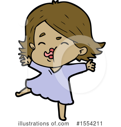 Royalty-Free (RF) Girl Clipart Illustration by lineartestpilot - Stock Sample #1554211
