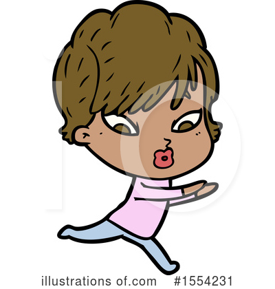 Royalty-Free (RF) Girl Clipart Illustration by lineartestpilot - Stock Sample #1554231
