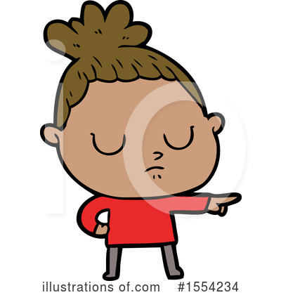 Royalty-Free (RF) Girl Clipart Illustration by lineartestpilot - Stock Sample #1554234