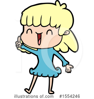 Royalty-Free (RF) Girl Clipart Illustration by lineartestpilot - Stock Sample #1554246