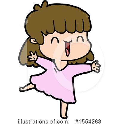Royalty-Free (RF) Girl Clipart Illustration by lineartestpilot - Stock Sample #1554263