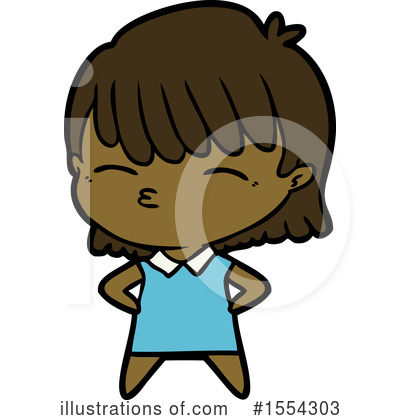 Royalty-Free (RF) Girl Clipart Illustration by lineartestpilot - Stock Sample #1554303