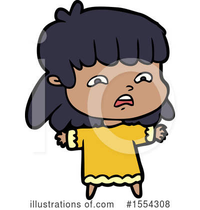 Royalty-Free (RF) Girl Clipart Illustration by lineartestpilot - Stock Sample #1554308