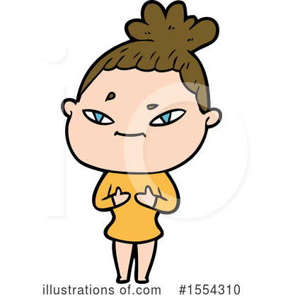 Royalty-Free (RF) Girl Clipart Illustration by lineartestpilot - Stock Sample #1554310