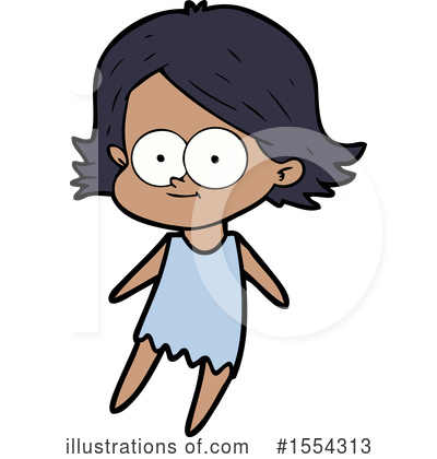 Royalty-Free (RF) Girl Clipart Illustration by lineartestpilot - Stock Sample #1554313