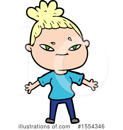 Royalty-Free (RF) Girl Clipart Illustration by lineartestpilot - Stock Sample #1554346