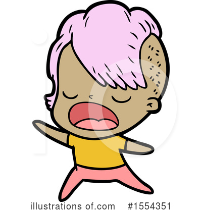 Royalty-Free (RF) Girl Clipart Illustration by lineartestpilot - Stock Sample #1554351