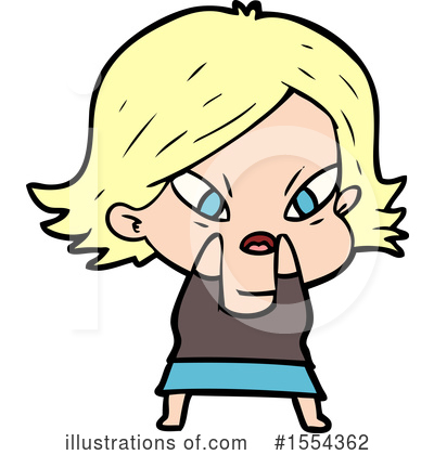 Royalty-Free (RF) Girl Clipart Illustration by lineartestpilot - Stock Sample #1554362